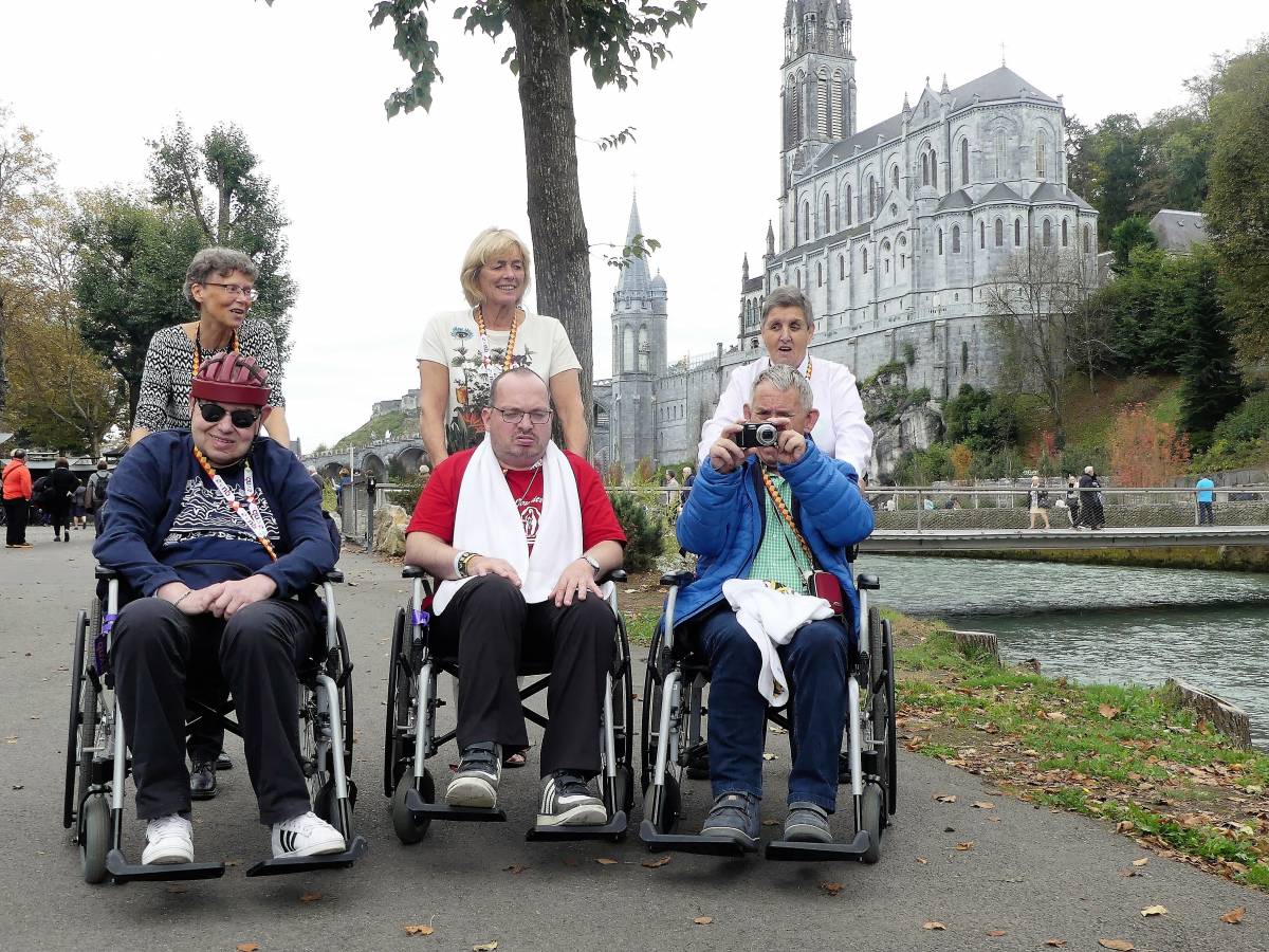 Cliënten naar Lourdes