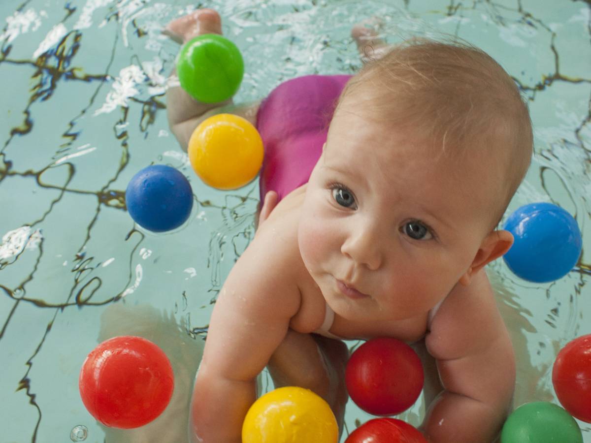 Zwemmen voor baby’s
